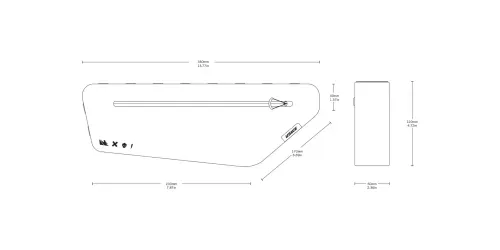 Frame Bag Small Bikepacking Bag