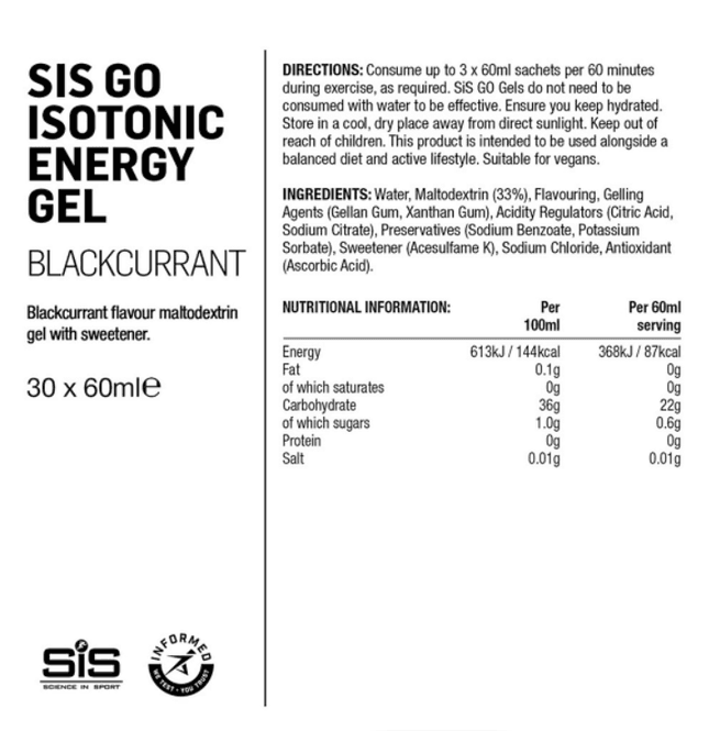 Hovedbilde SIS Go Isotonic Energy gel