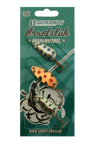 SLUKSETT 3 PK ØRRETFISKE 